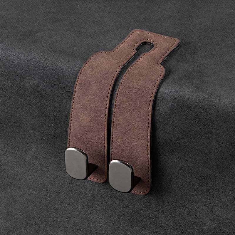 🔥Last Day 49% OFF🚗Car Seat Back Alcantara Storage Hook 💥Double Hook Holder for Convenient Storage