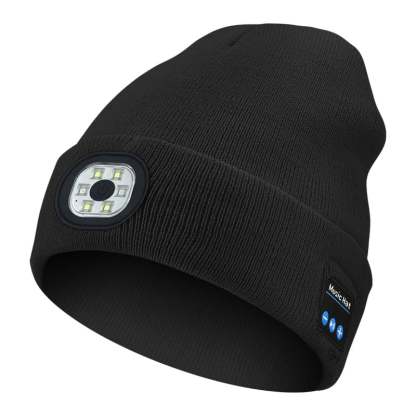 ❄️Winter Gift🎁Beanie with LED Headlight