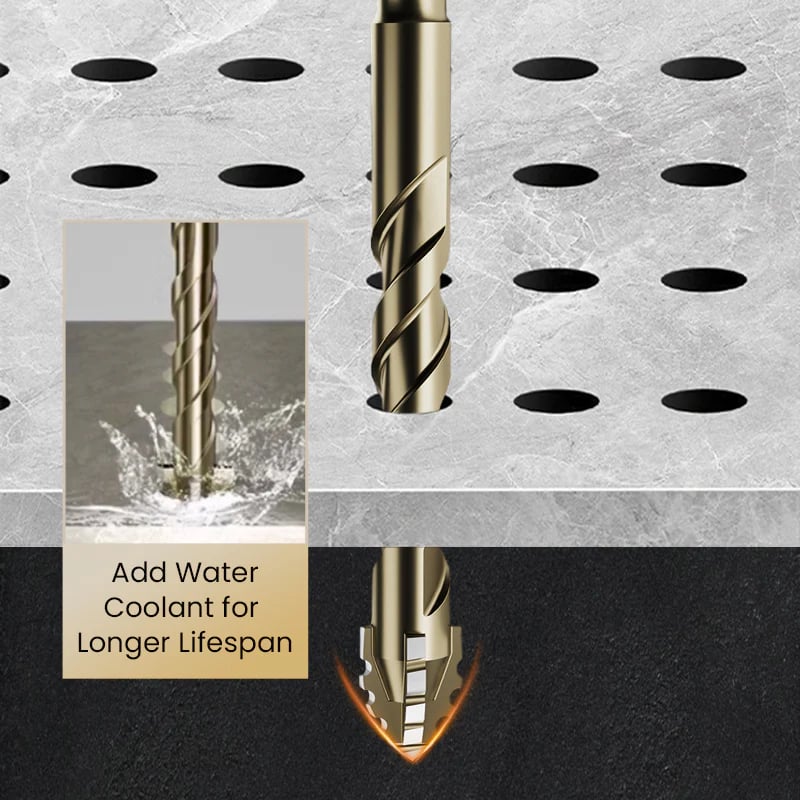 🔥2026 Hot Sale🔥High-Strength 4-Flute Serrated Eccentric Drill Bit Kit