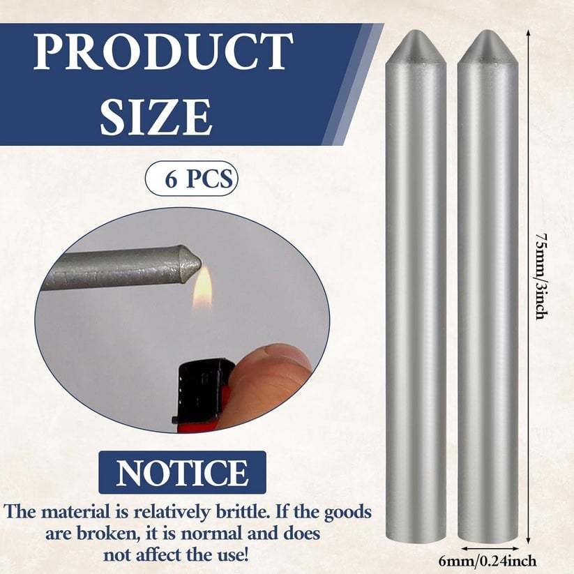 🔥🔧 6PCS Low Temperature Welding Rods – Easy Universal Repair ✨