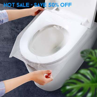 Hot Sale - SAVE 49% OFF🔥 Toilet Seat Cover(Biodegradable) -🔥Buy 40 get 60 Free (100pcs)