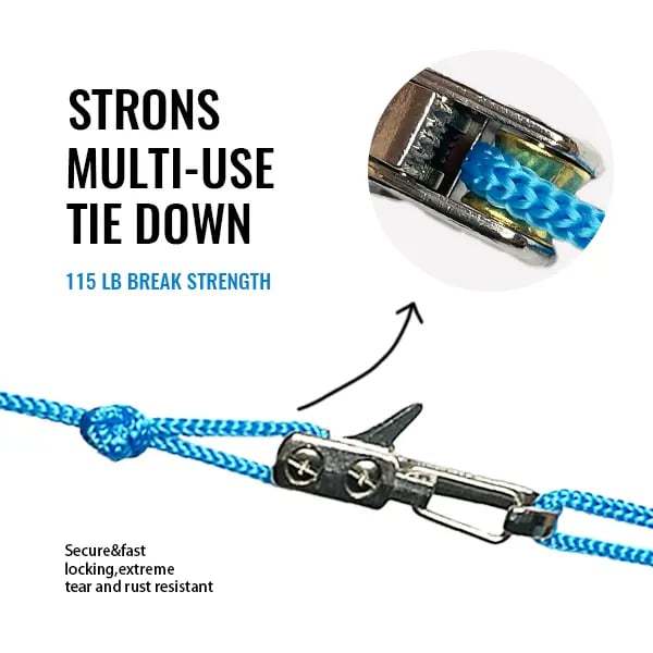 🔥2026 Retractable Rope Roller — Adjustable Secure Tie Down for Outdoor & Automotive