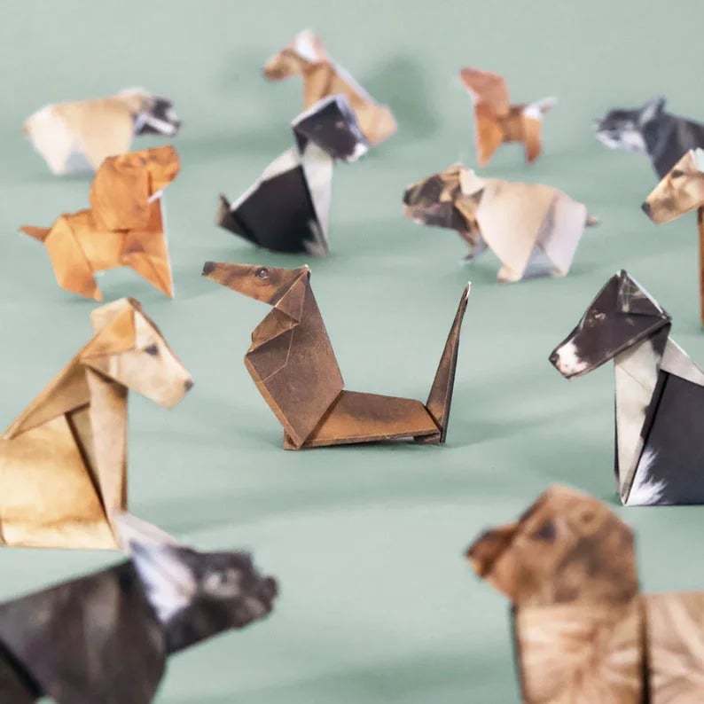 🎁LAST DAY 50% OFF🐱DIY Paper Cats and Dogs Easy to Make Relaxing Hobby Ideal for Gifting