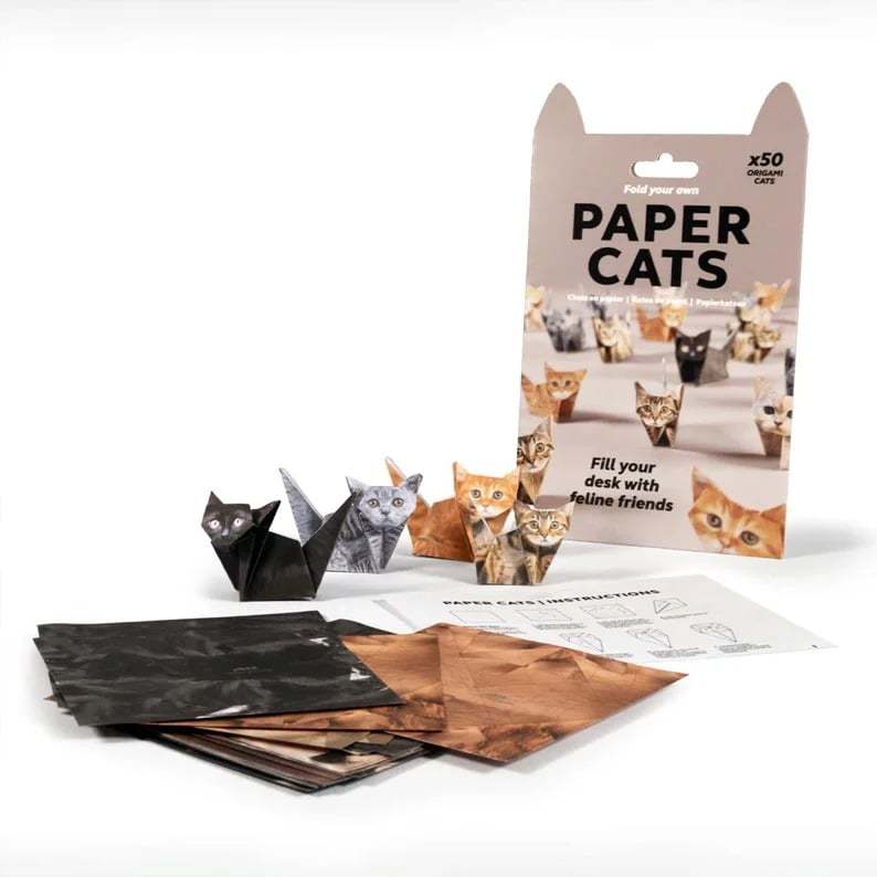 🎁LAST DAY 50% OFF🐱DIY Paper Cats and Dogs Easy to Make Relaxing Hobby Ideal for Gifting