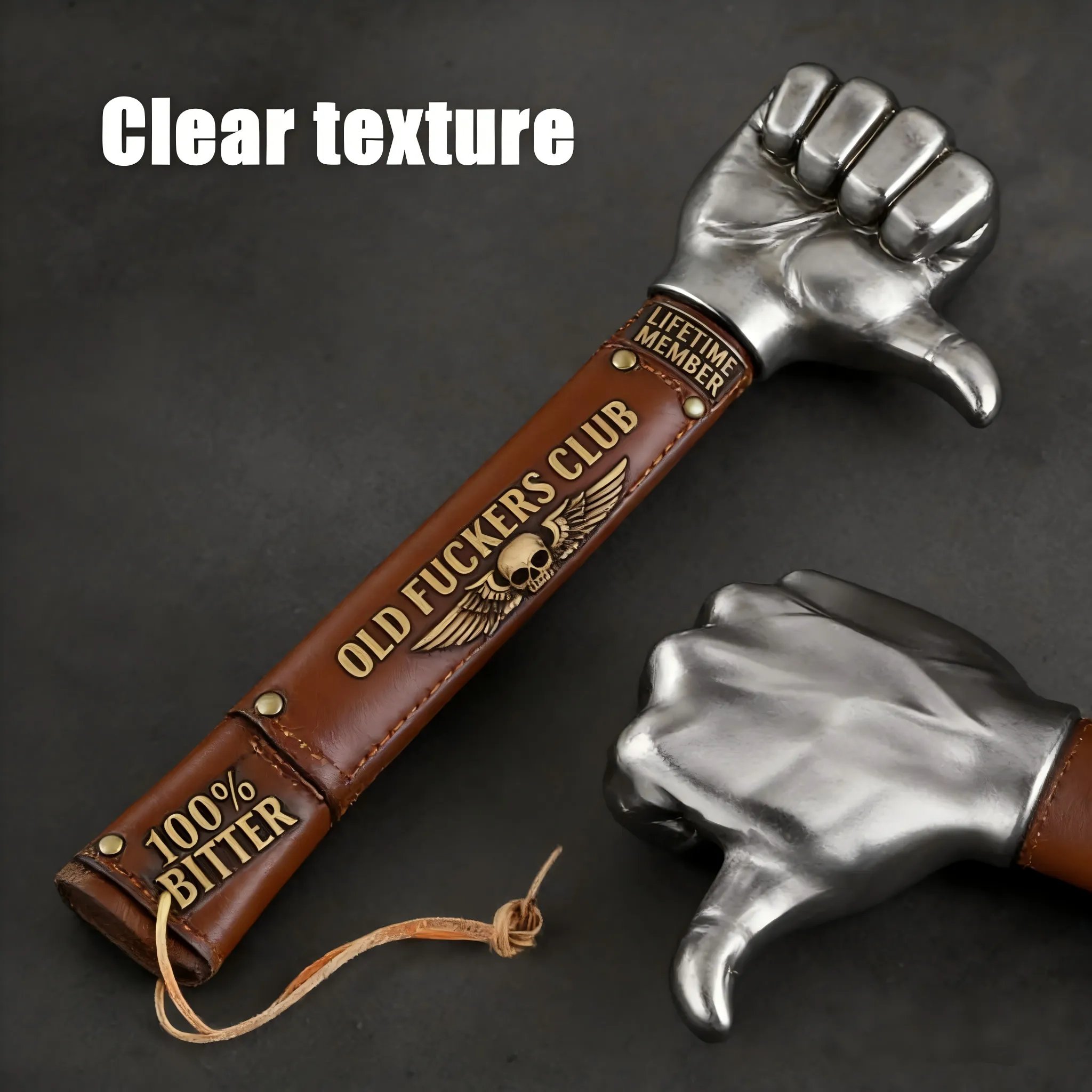🔥HOT SALE - Old Fuckers Club - Stainless Steel Thumb Hammer