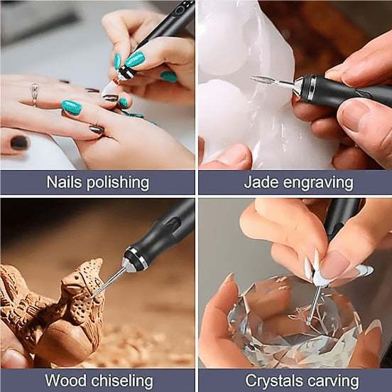 ⏰Last 4 hours Sale: Save 49%🔥Resparked Customizer Engraving Pen with 3 speed adjustment speeds✨