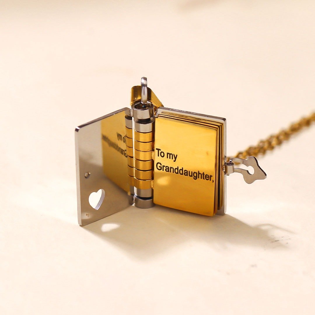 ✨Last Day 49%OFF💥 For Granddaughter - The Most Beautiful Chapter Book Necklace