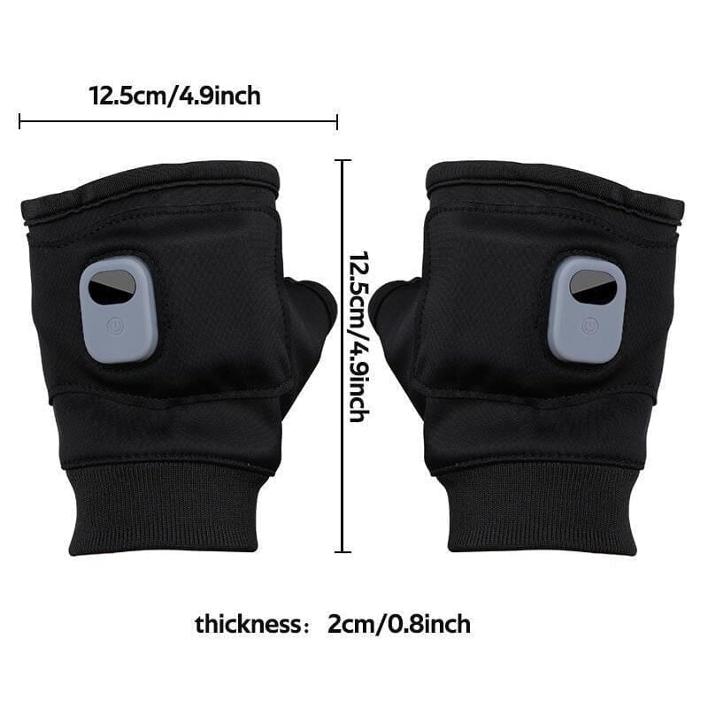 🔥LAST DAY SALE - 49% OFF🎁Smart Thermostatic Heated Fingerless Gloves