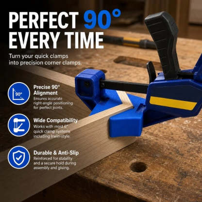 🔥49% OFF🔥 Precise 90° Corner Clamp Adapters 🛠️ Woodworking Right Angle Tools