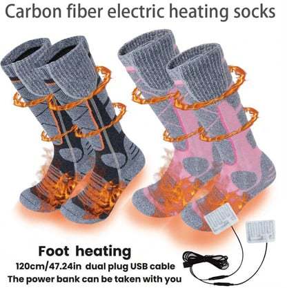 🎁Christmas Sale 49% OFF🎅Washable Rechargeable Heated Socks for Men & Women