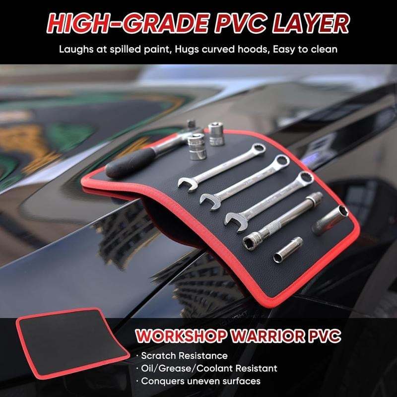 Scratchproof Magnetic Tool Mat & Holder