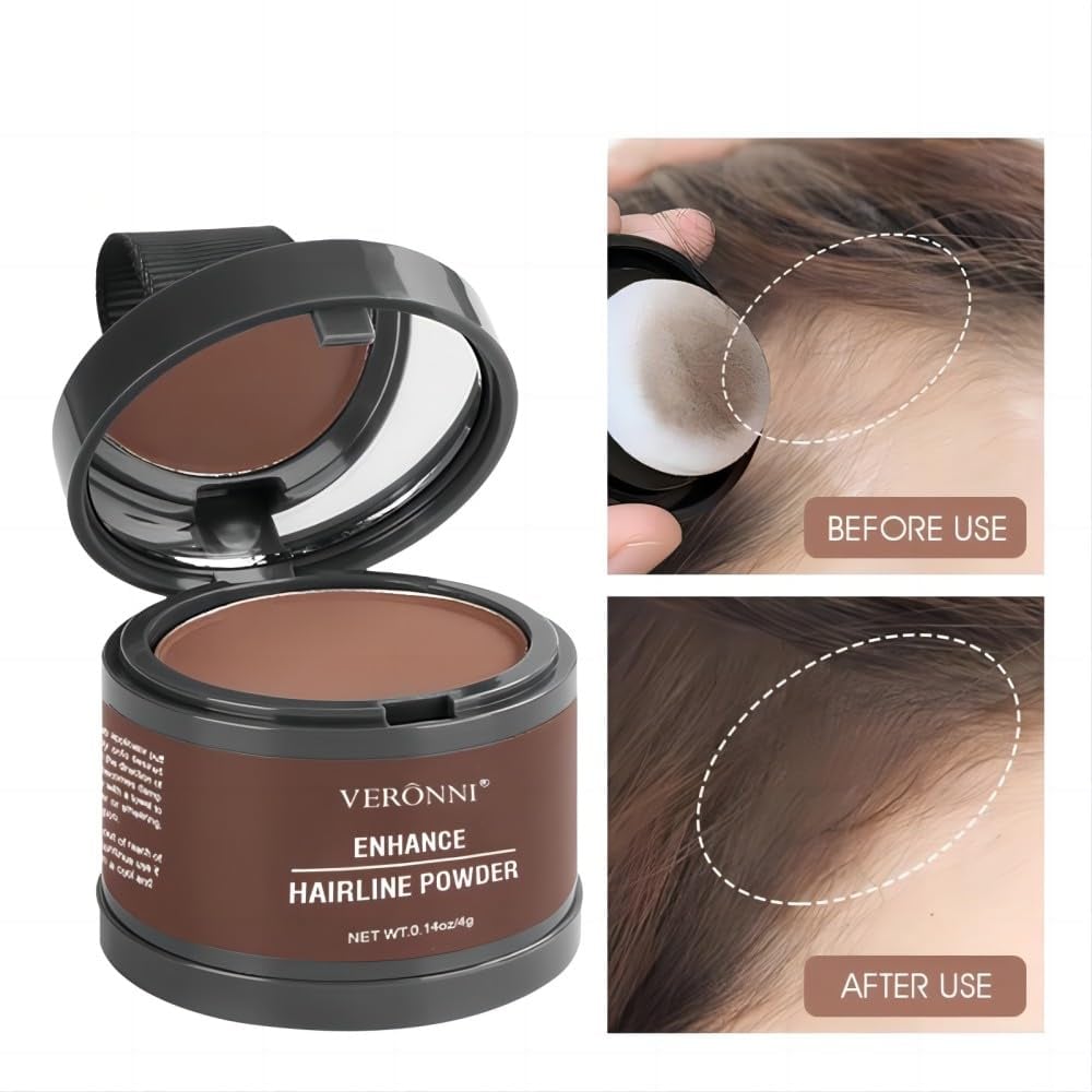 VERONNI Hairline Powder - Instant Root Touch-Up & Scalp Coverage