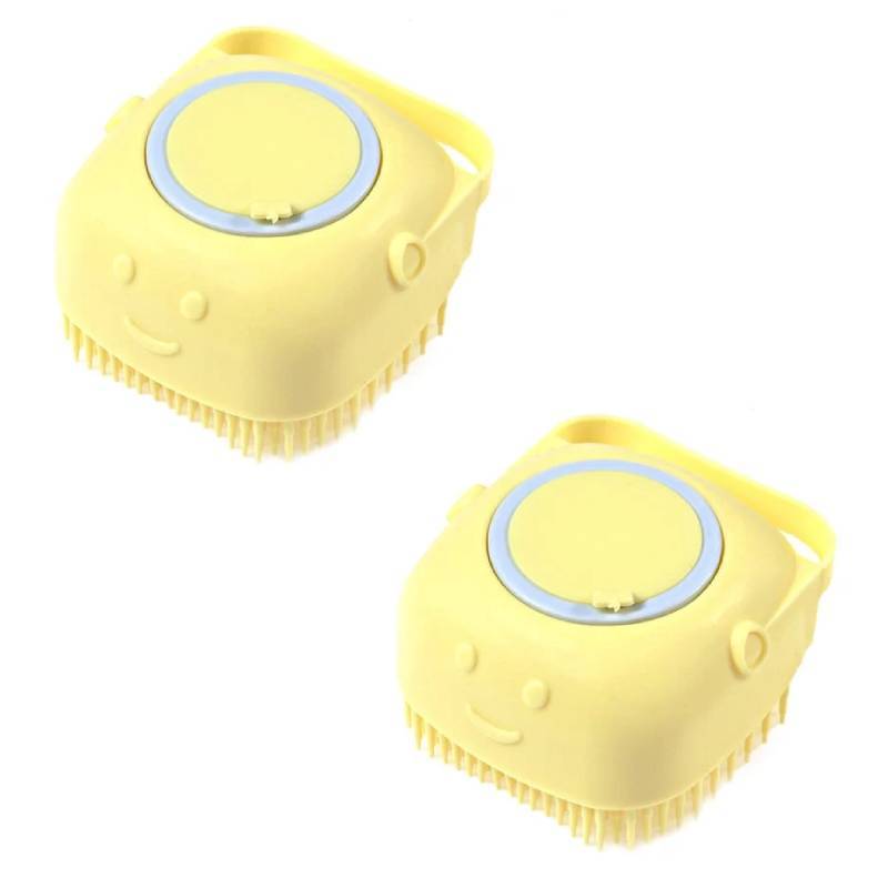 🧼🧼Bathroom 🐶Dog Cat🐱 Bath Brush Massage Gloves Soft Safety Silicone Comb Pet Accessories❤❤