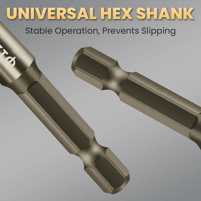 🔥2026 Hot Sale🔥High-Strength 4-Flute Serrated Eccentric Drill Bit Kit