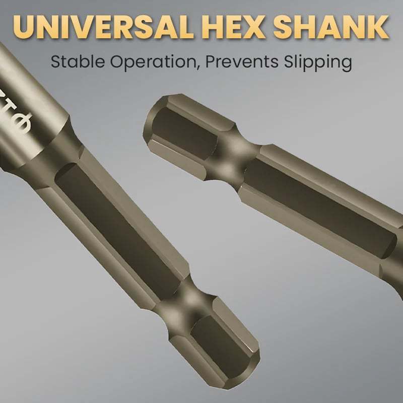 🔥2026 Hot Sale🔥High-Strength 4-Flute Serrated Eccentric Drill Bit Kit