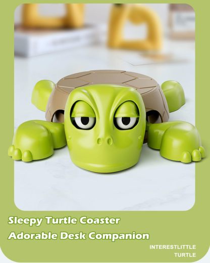 🔥Limited Time 49% Off🔥Turtle Coaster, 3D Printed Funny Tea Coasters with Interactive Expression