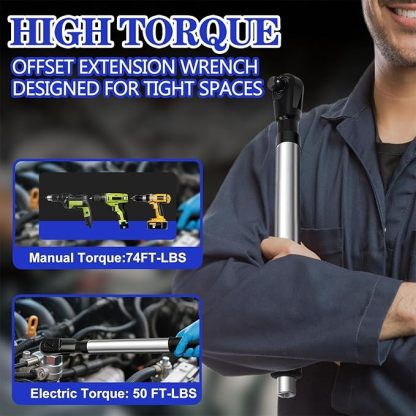 🔥Hot Sale 49% OFF🔥SnapFixMate 1/2in Wrench Extend Rod
