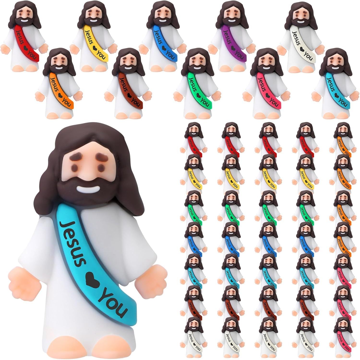 Last Day 49% Off🔥Original Design Mini Jesus Figures 🙏 Jesus Loves You 💞