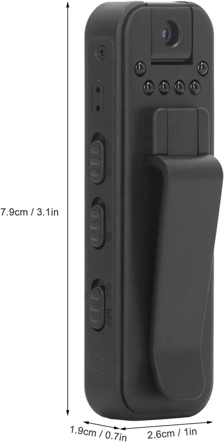 🏆Flash Sale⚡ 50K+ SOLD! Almost Gone-🔥HD 1080P Rechargeable Mini Body Camera With Night Vison&Rotating Lens📷