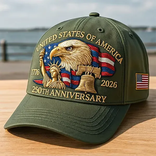 🔥 Eagle & Liberty – United States 250th Anniversary Hat - Breathable & Lightweight Comfort & Unisex Fit🎁
