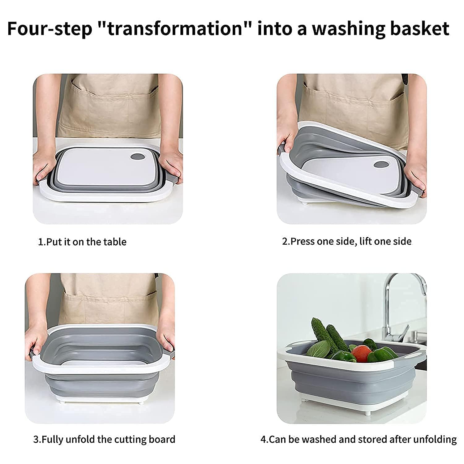 🔥🌡️Flash Sale 49% Off🍗🥗BBQ & Meal Prep Tub | Collapsible Prep Tub🍖🏕️