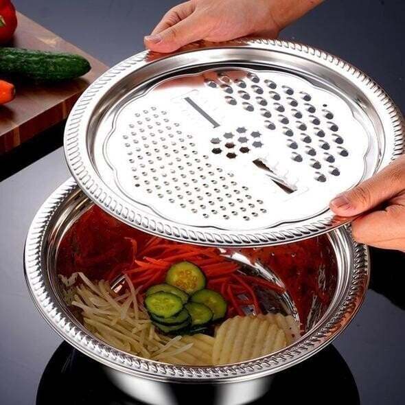🎁Germany Multifunctional stainless steel basin
