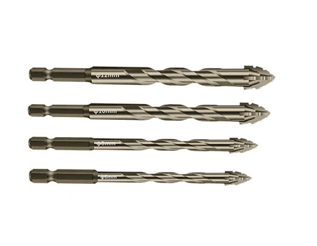 🔥2026 Hot Sale🔥High-Strength 4-Flute Serrated Eccentric Drill Bit Kit