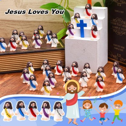 Last Day 49% Off🔥Original Design Mini Jesus Figures 🙏 Jesus Loves You 💞