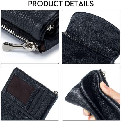 ⏰Last Day 49% OFF⏰Unisex Pebble Leather Wallet 🔥BUY 2 FREE SHIPPING
