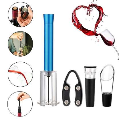 🍷Damp-Proof Air Pump Cork Remover for Effortless Family Entertaining🍾 💨