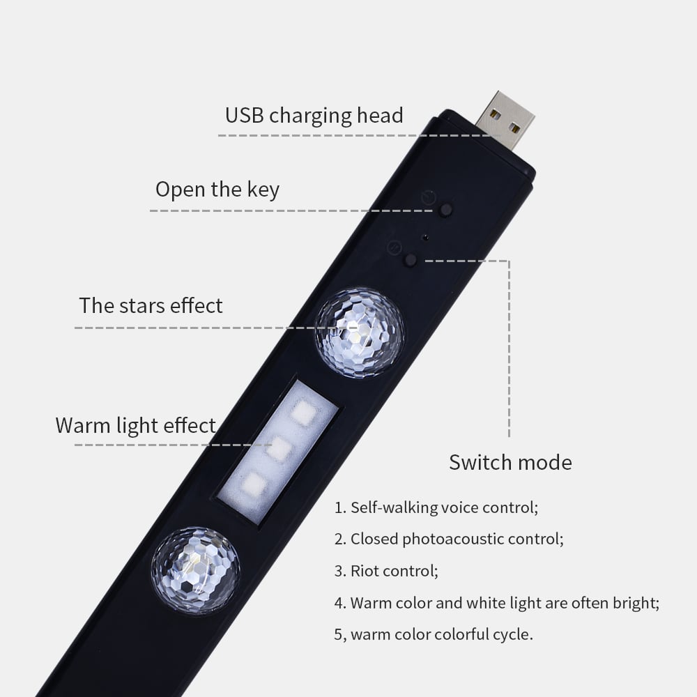 🔥 Car Interior Ambient Lights- (Contains 4 light bars) 🎁