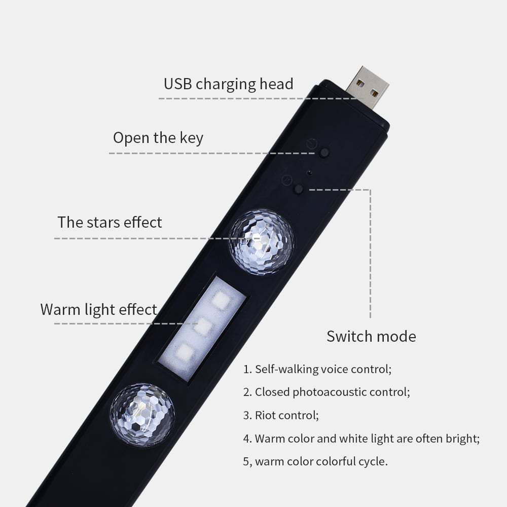 🔥 Car Interior Ambient Lights- (Contains 4 light bars) 🎁