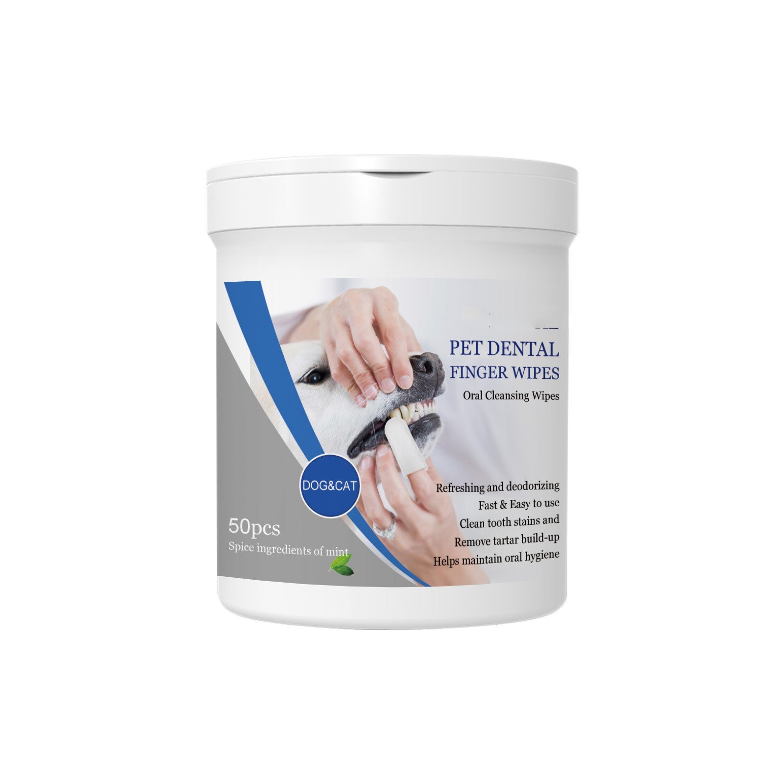 🐕Pet Teeth Macular Bacteria Cleaning Finger Wipes💡🔥