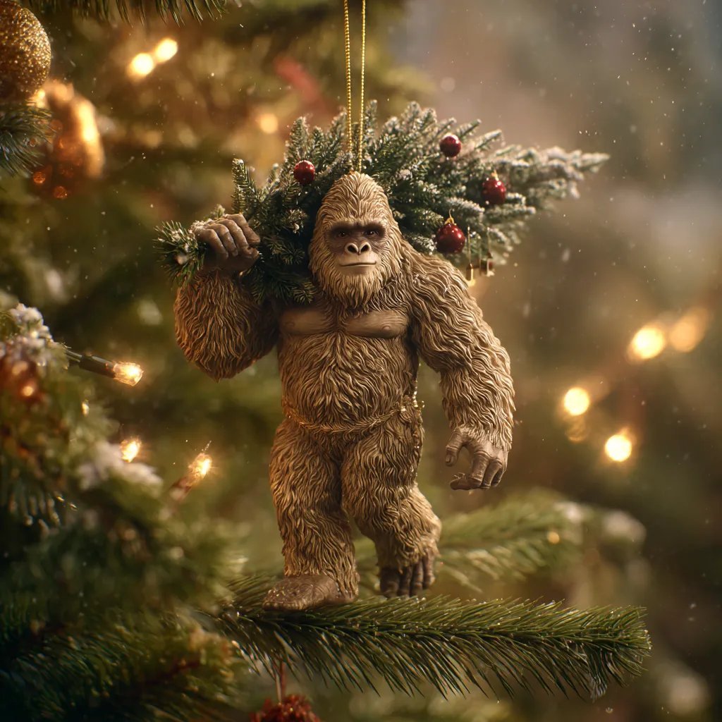 👣2026 Wildlife Wonders CollectionTM  Bigfoot Ornament🌟