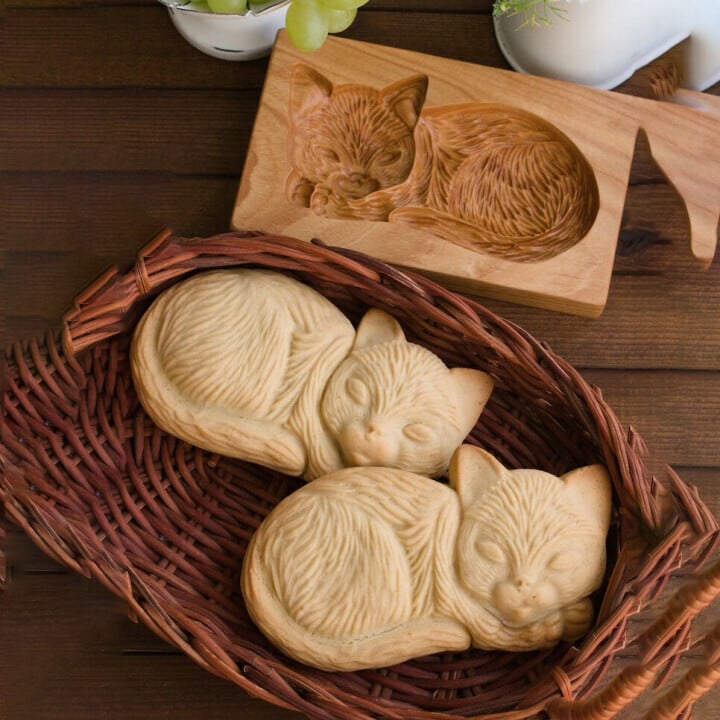 🔥Last Day 49% OFF🔥🍪Carved Wooden Pryanik Gingerbread Cookie Mold🍪