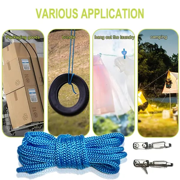 🔥2026 Retractable Rope Roller — Adjustable Secure Tie Down for Outdoor & Automotive