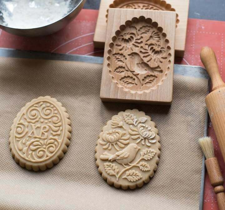 🔥Last Day 49% OFF🔥🍪Carved Wooden Pryanik Gingerbread Cookie Mold🍪