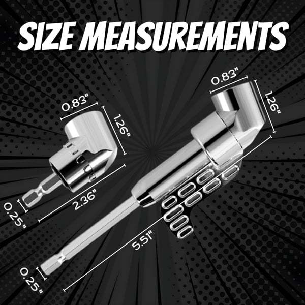 🔥Last Day 49% OFF—🔧105 Degree Right Angle Drill Adapter