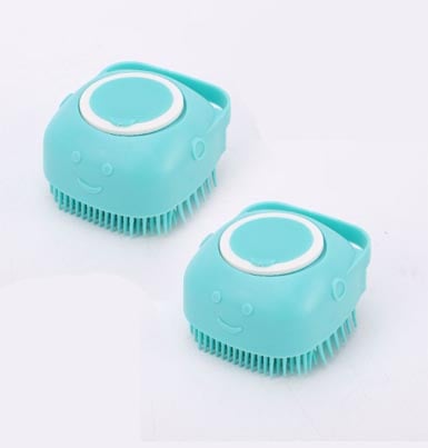 🧼🧼Bathroom 🐶Dog Cat🐱 Bath Brush Massage Gloves Soft Safety Silicone Comb Pet Accessories❤❤