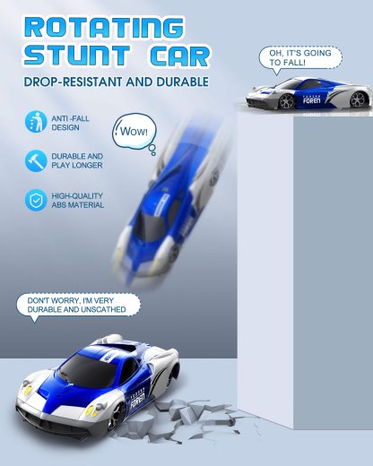 🔥LAST DAY 49% OFF - 2026 New Anti Gravity Wall Climber RC Stunt Car 🎁