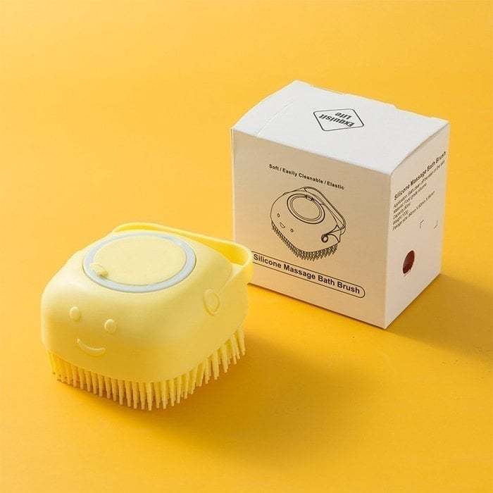 🧼🧼Bathroom 🐶Dog Cat🐱 Bath Brush Massage Gloves Soft Safety Silicone Comb Pet Accessories❤❤