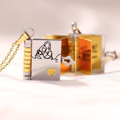 ✨Last Day 49%OFF💥 For Granddaughter - The Most Beautiful Chapter Book Necklace