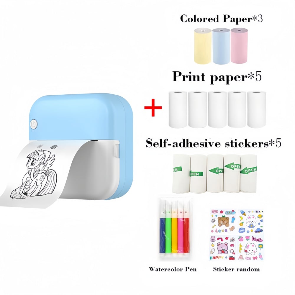 ⚡Flash Sale⚡ Mini Bluetooth Thermal Printer 🖨️ Portable Pocket Printer
