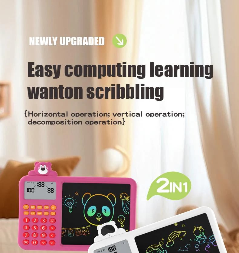 ➕➖Math Games for Kids | Electronic Learning Toy for Addition, Subtraction, Multiplication & Division | Portable Brain Teaser