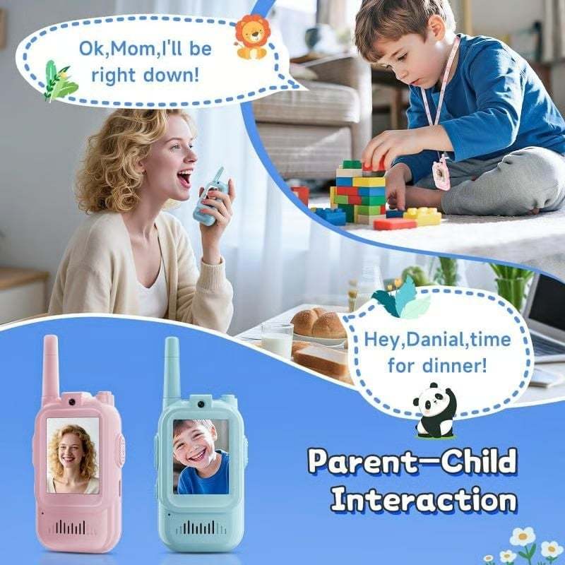 🎁Hot Sale Promotion 30% OFF Rechargeable Video Walkie Talkies for Kids 🔥