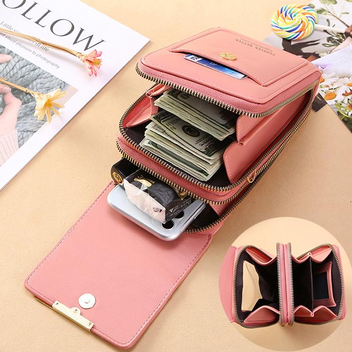Women's Touch Screen Mobile Phone Messenger Bag