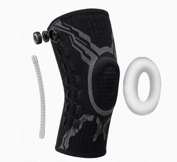 Knob-type knee brace
