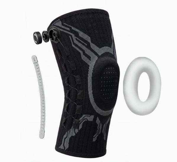 Knob-type knee brace