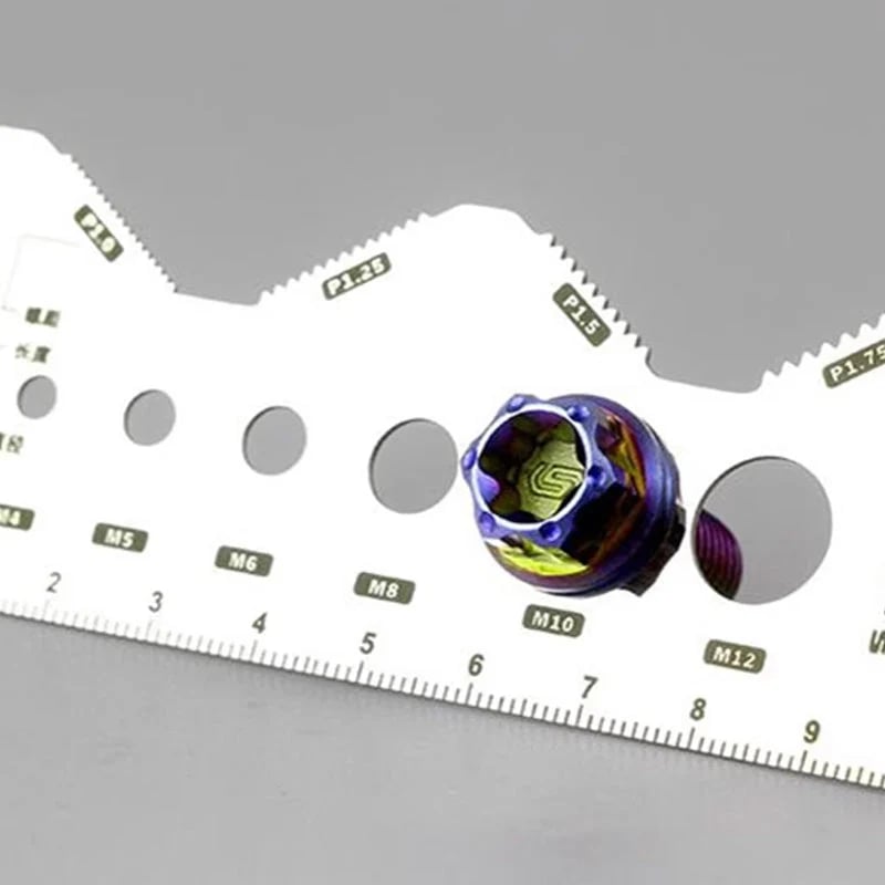 💥Stainless Steel Double-Sided Bolt Gauge Card