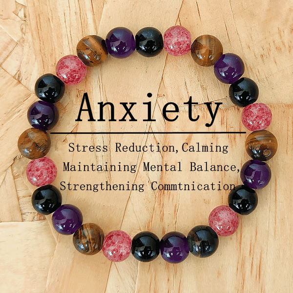 Tiger Eye Stone Bracelet – Wealth Energy, Protective Vibes, Stretchable for Calm